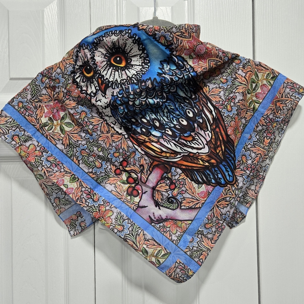 💖 Pavlovo Posad Cotton Shawl Scarf Kerchiefs 27" * 27" - Picture 3 of 6
